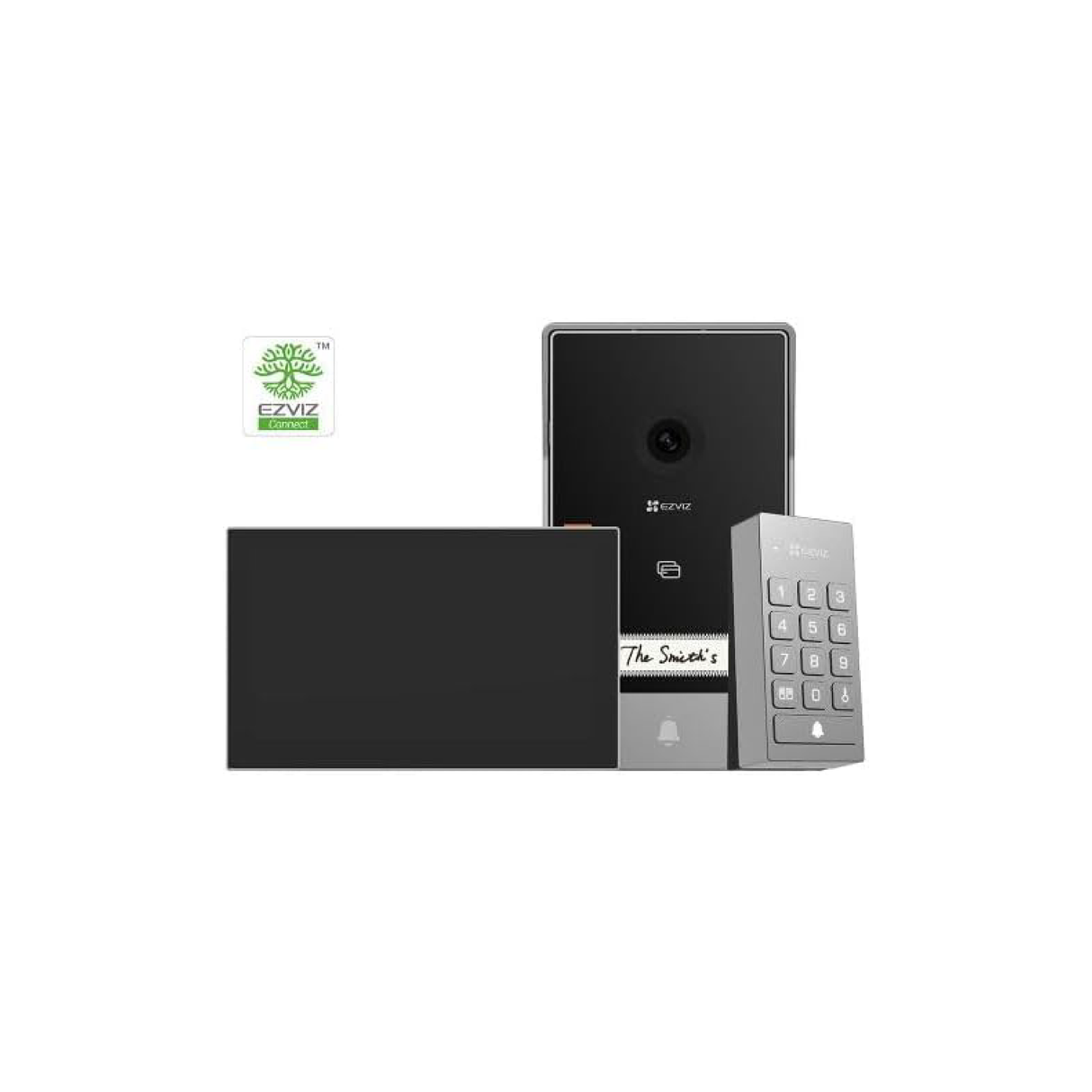 Ezviz TP7 – Intelligente Video-Türsprechanlage mit Tastatur, Touchscreen und Fernbedienung