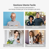 Ezviz KIT SL DL01 PRO + Tastierino+ A3 - Serratura Smart Retrofit con Tastiera e Gateway