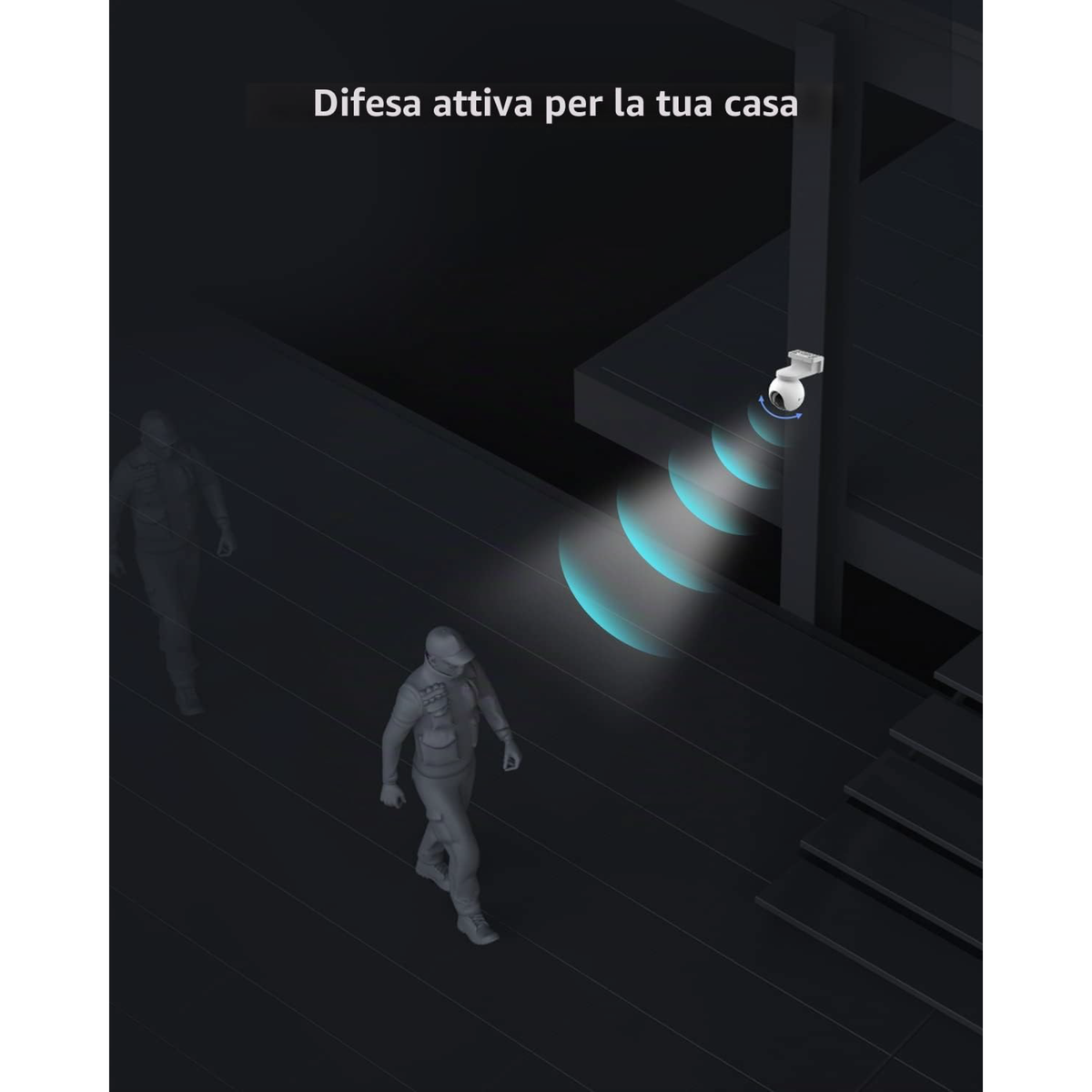 Ezviz EB8 + Pannello Solare - Kit telecamera esterna 4G a batteria con ricarica solare