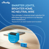 Shelly 1L Gen3 (Bypass 1L/2L incluso)