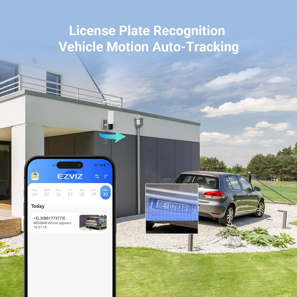 Ezviz EL3 - Telecamera Smart da Esterno con Luce Integrata