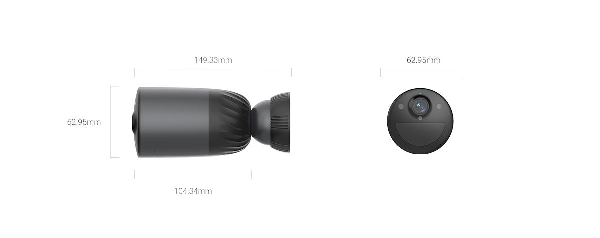 Kit Ezviz BC1C 4K con pannello solare