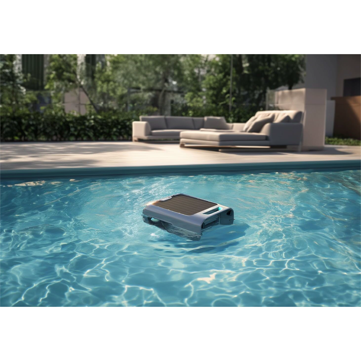 Aiper EcoSurfer S2 – Skimmer Robotico Solare Senza Fili | Pulizia Superficie 24/7