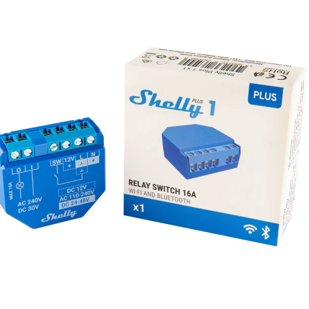 Shelly Plus 1 Gen2 - Pack da 2 o Pack da 4