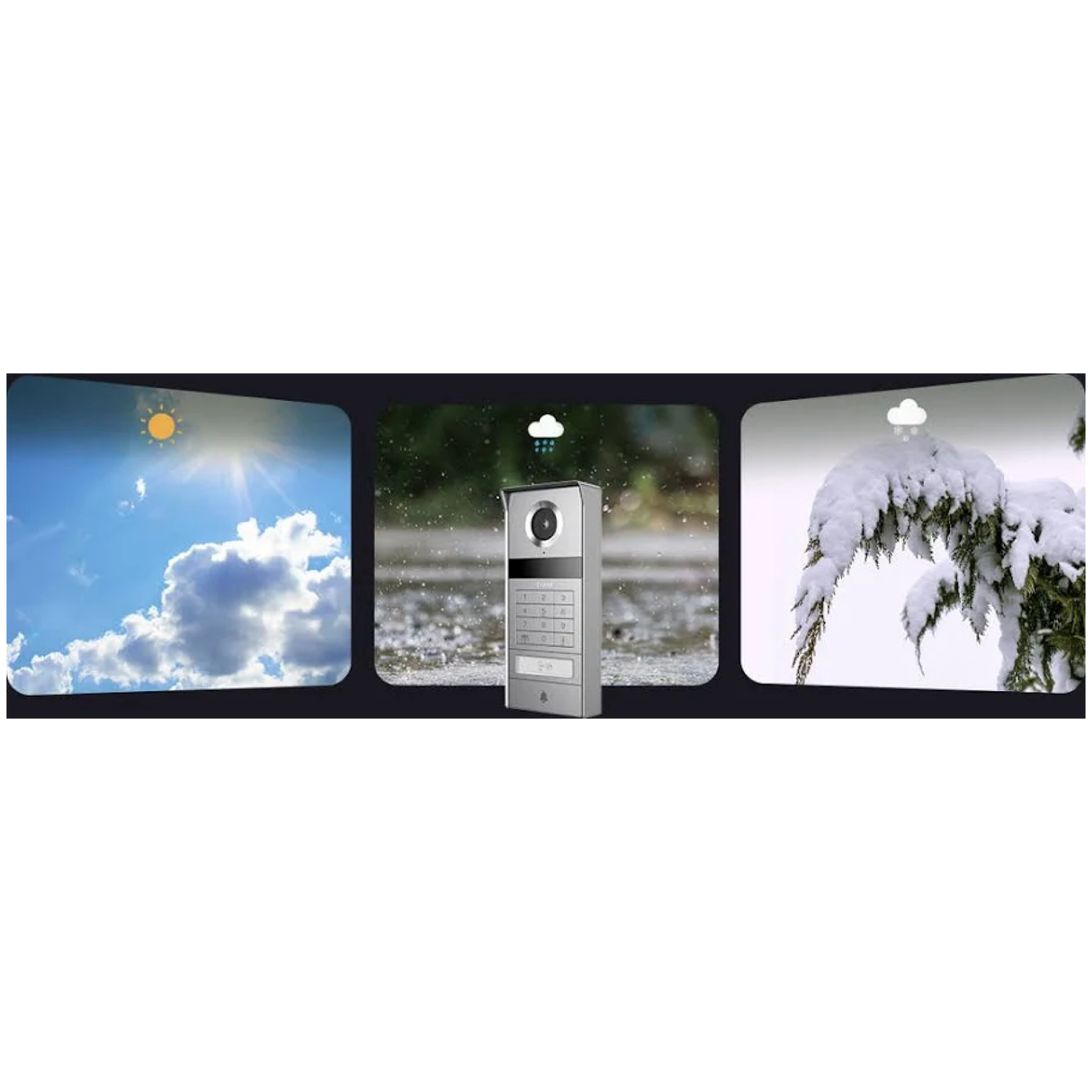 Ezviz TP9 PRO – Intelligente Video-Türsprechanlage mit Touch-Entsperrung, 8-Zoll-Monitor und Wi-Fi 6