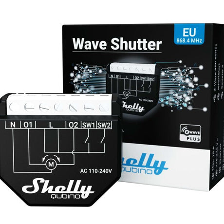 Shelly Qubino Wave Shutter - installazione