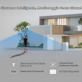 Ezviz H8C 4G - Telecamera da esterno motorizzata 2K con connettività 4G LTE
