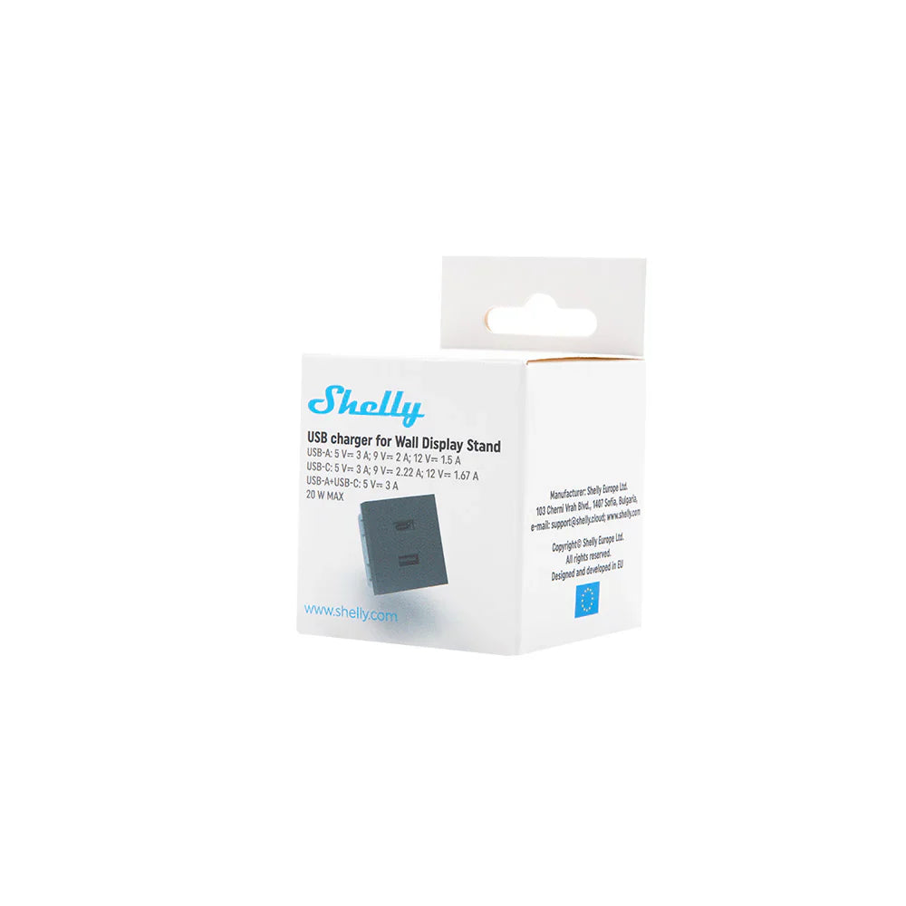 Shelly USB charger for Wall Display Stand