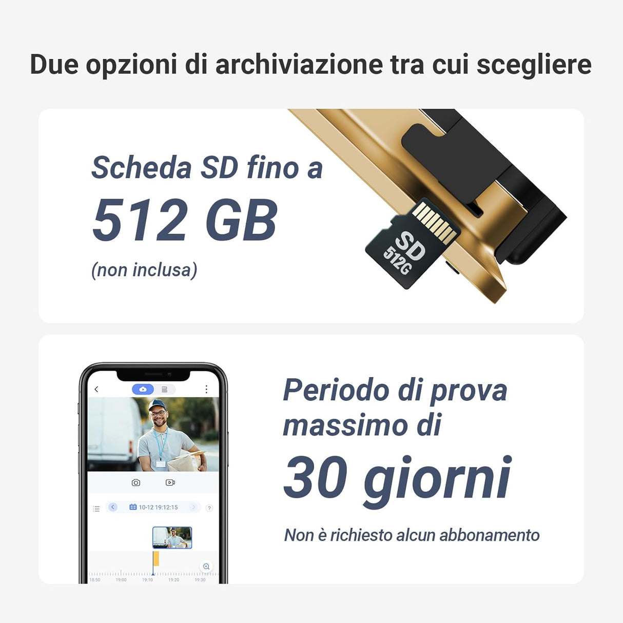Ezviz EP4 — Spioncino senza fili smart