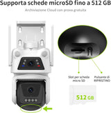 Beans View D320 — Outdoor Camera Dual Lens 3K
