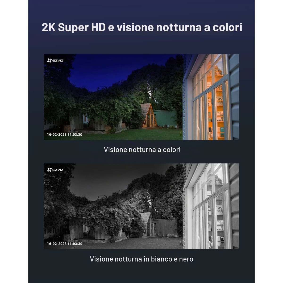 Ezviz EB8 + Pannello Solare - Kit telecamera esterna 4G a batteria con ricarica solare