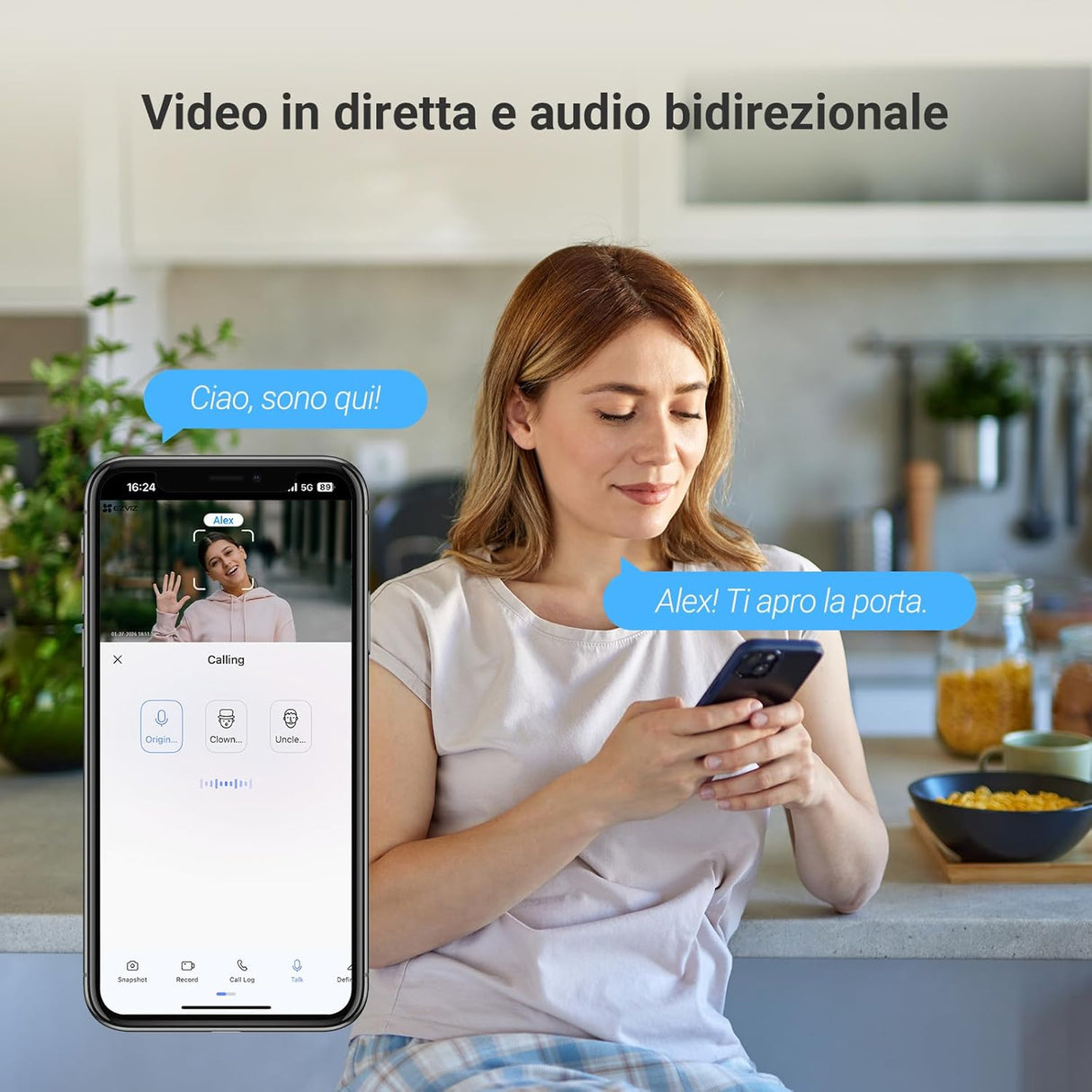 Ezviz EP4 — Spioncino senza fili smart