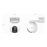 Ezviz HB8 - Telecamera da esterno 2K+ a batteria motorizzata con 32 GB integrati