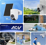 Ezviz HB8 Lite 6MP Kit - Telecamera Wi-Fi da Esterno con Pannello Solare Incluso