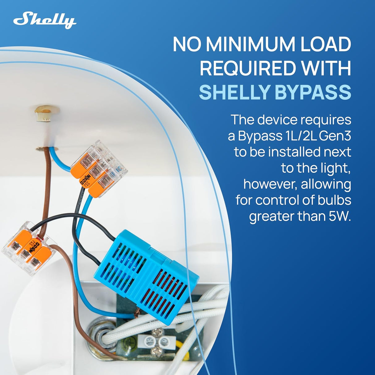 Shelly 1L Gen3 (Bypass 1L/2L incluso)