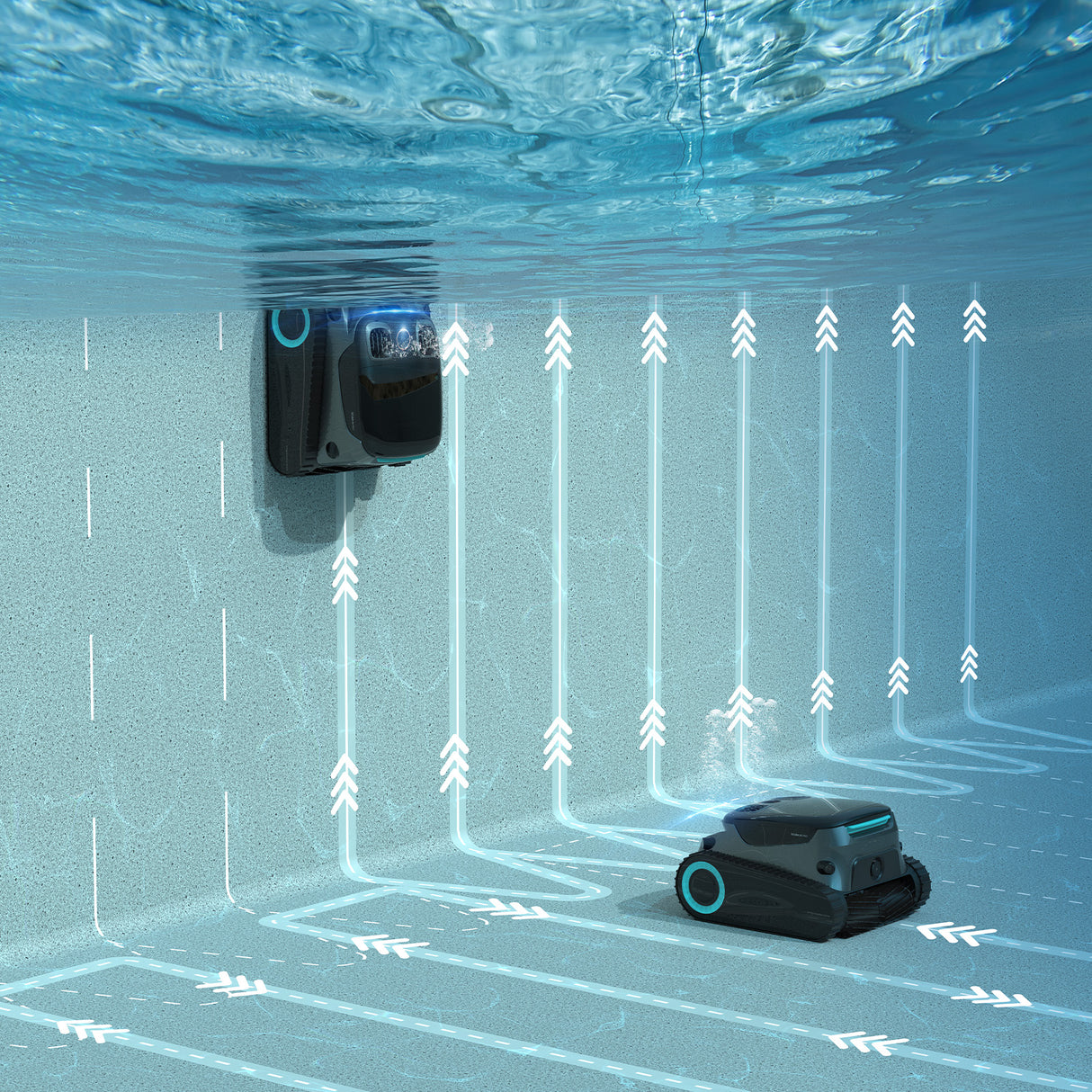 Aiper Scuba S1 Pro – Robot Pulisci Piscina Senza Fili con Navigazione a Infrarossi