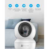 Ezviz C6N 4MP - Telecamera Wi-Fi motorizzata da interno con risoluzione 2K