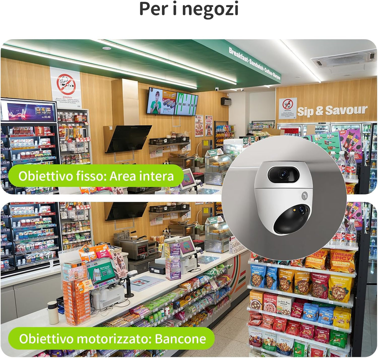 Beans View D220 — Smart Camera Dual Lens 3K