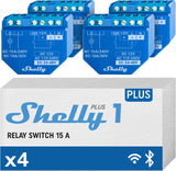 Shelly Plus 1 Gen2 - Pack da 2 o Pack da 4