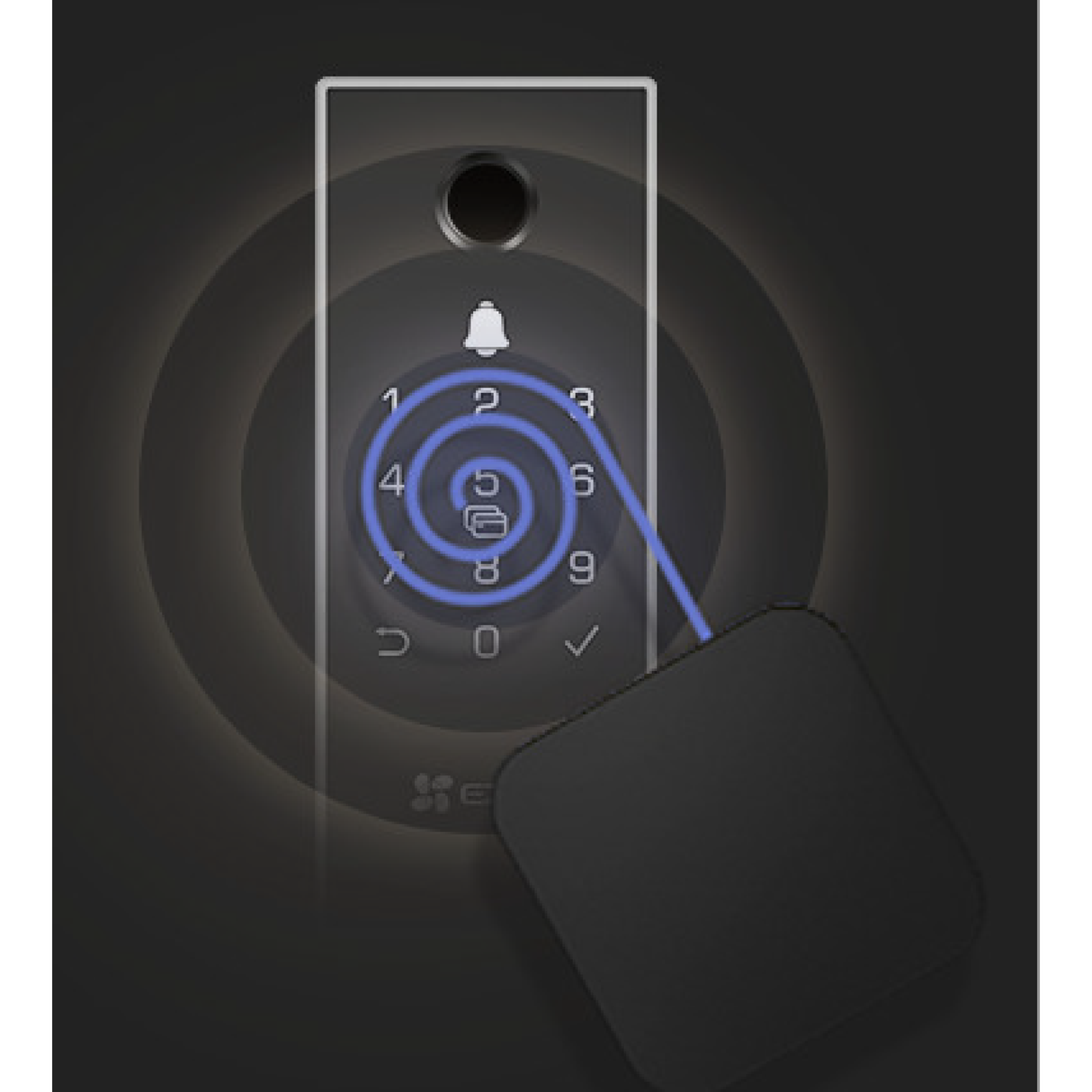 Ezviz DL03 Pro – Serratura Smart Wi-Fi con Impronta Digitale, Tastiera Touch e Controllo Remoto via App