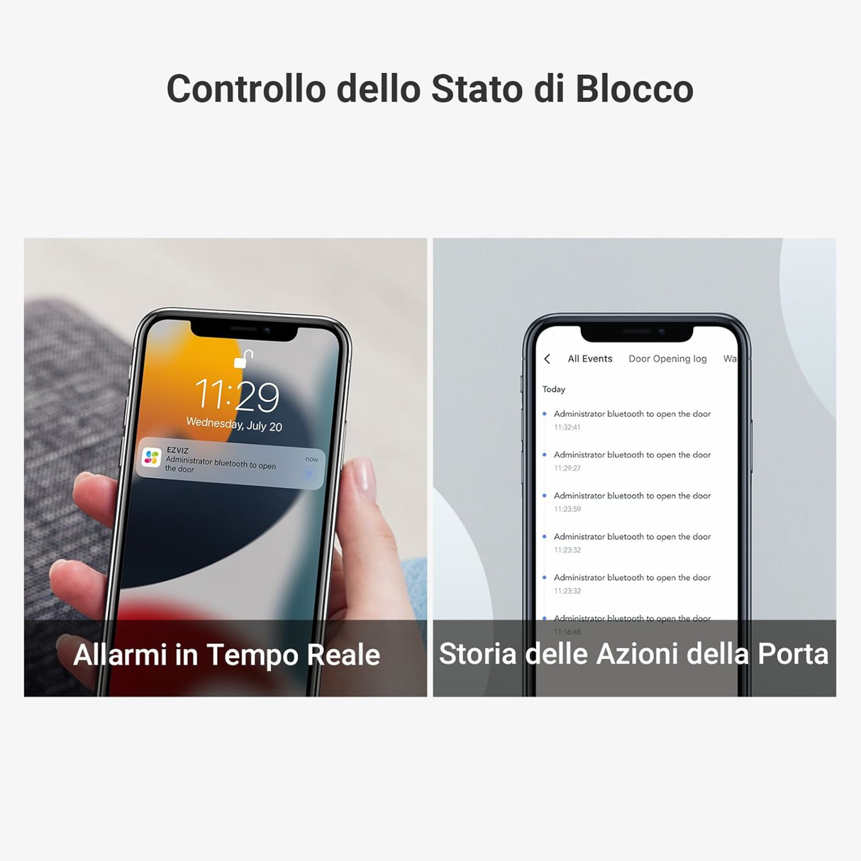 Ezviz KIT SL DL01 PRO + Tastierino+ A3 - Serratura Smart Retrofit con Tastiera e Gateway