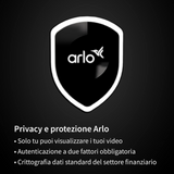 Arlo - Essential 1 Camera Wi-Fi Bianca - Sicurezza Smart Semplice e Immediata