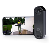 Arlo - Video Doorbell Batteria Nero -Controllo Smart dell’ingresso, Senza Fili