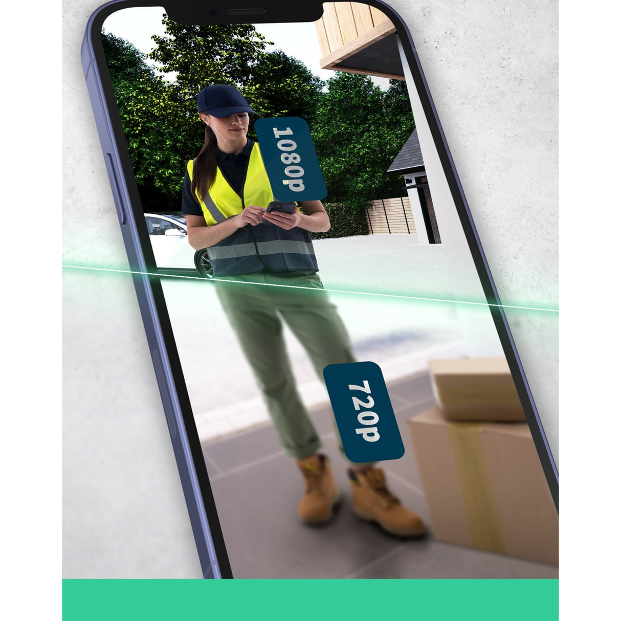 Arlo - Video Doorbell Batteria Nero -Controllo Smart dell’ingresso, Senza Fili