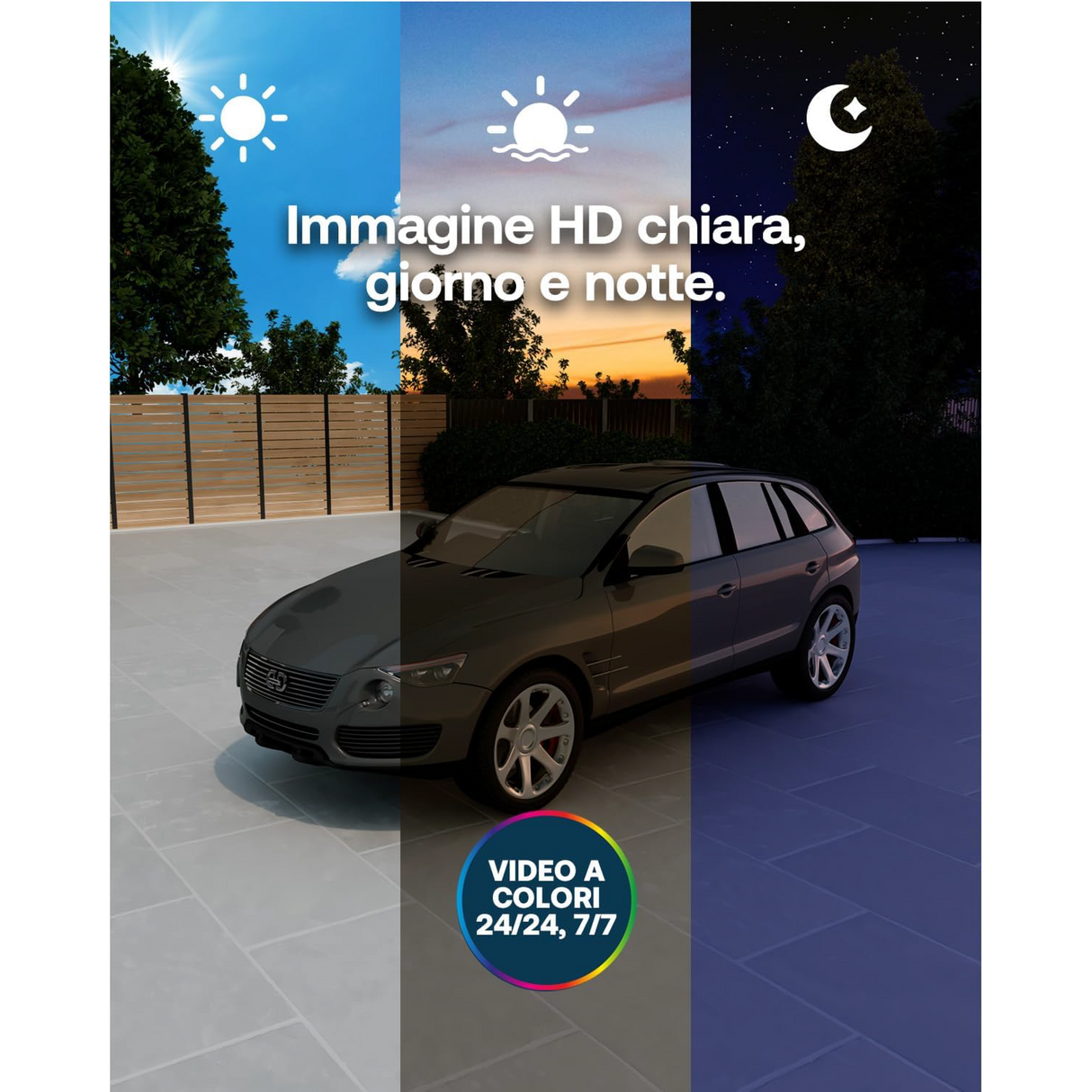 Arlo Ess2 - Cam 2K X2 + Solar Panel X2 - Sicurezza 2K Continua con Alimentazione Solare