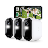 Arlo Essential2 - Cam 2K Bianca X3 - Protezione Smart 2K per Tutta la Casa