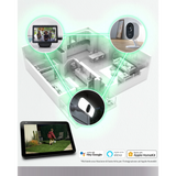 Arlo Pro3 Floodlight Camera Black - Sicurezza 2K con Illuminazione Intelligente