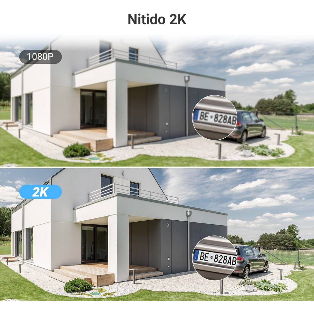 Ezviz HP7 2 ENTRY KIT - Kit Videocitofono Smart Home 2K per 2 Ingressi con Monitor Touch