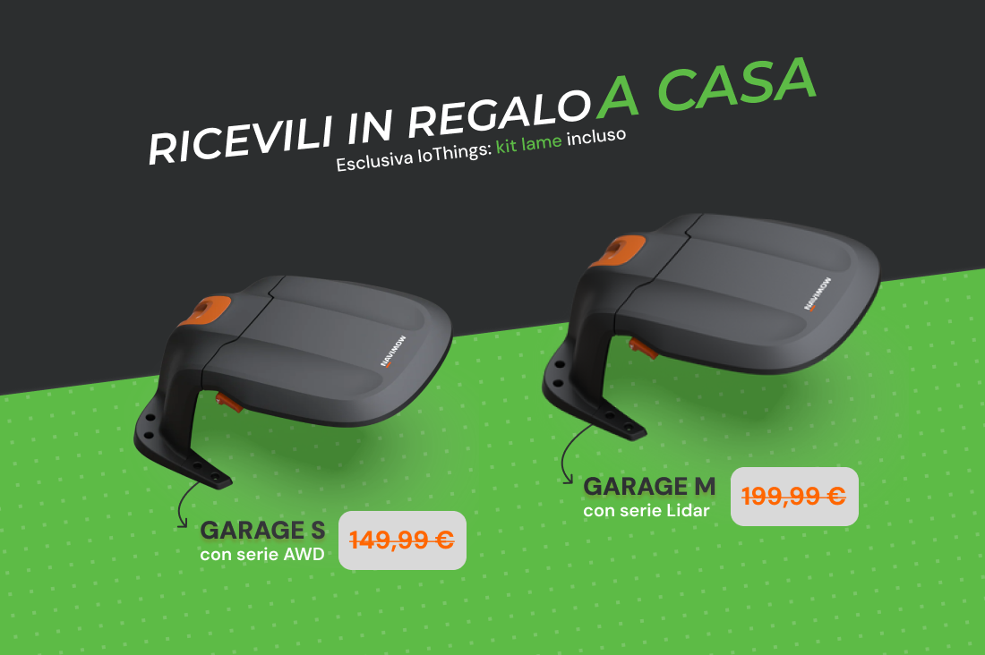 Super Promo Navimow: Il Tuo Bundle Garage Omaggio.