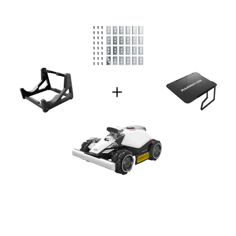 Mammotion LUBA mini 2 AWD 1500 + Garage Mini - Stand Lavaggio e Kit Lame in Omaggio