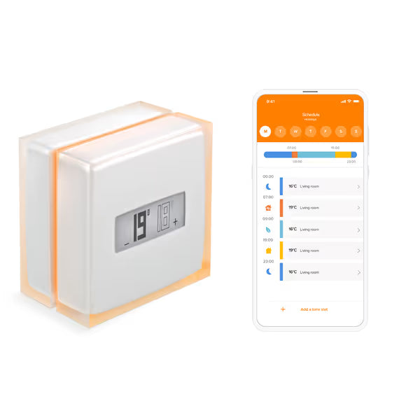 Netatmo Smart Thermostat + zusätzliches Heizkörperthermostat-Paket x 3