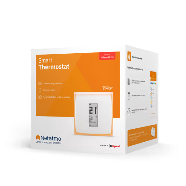 Netatmo Smart Thermostat + zusätzliches Heizkörperthermostat-Paket x 3