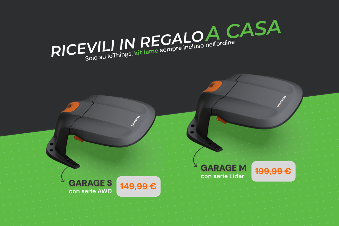 Super Promo Navimow: Il Tuo Bundle Garage Omaggio.