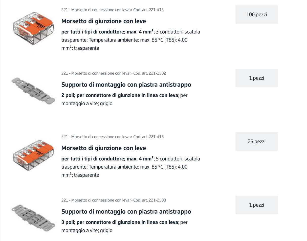 Kit de boîte de jonction ; L-BOXX® Mini ; Série 221