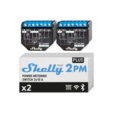 Shelly Plus 2PM Gen2  - Pack da 2 o Pack da 4