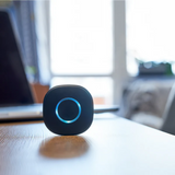 Shelly Button Black – Lösen Sie bis zu 4 intelligente Aktionen mit nur einem Knopf im Taschenformat aus.