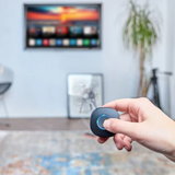 Shelly Button Black – Lösen Sie bis zu 4 intelligente Aktionen mit nur einem Knopf im Taschenformat aus.