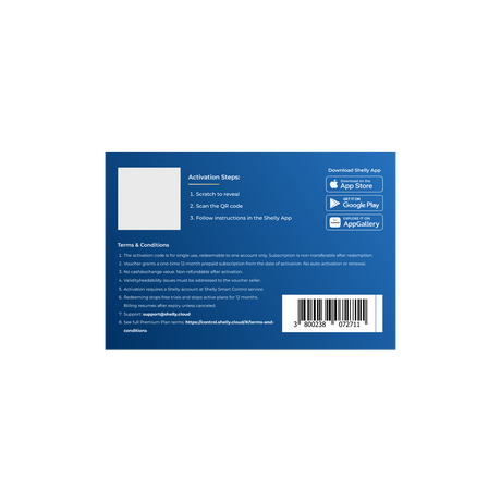 Shelly Cloud Premium B2B - retro voucher
