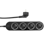 Shelly Power Strip 4 Gen4 - Ciabatta smart con 4 prese indipendenti, monitoraggio consumi e supporto Matter