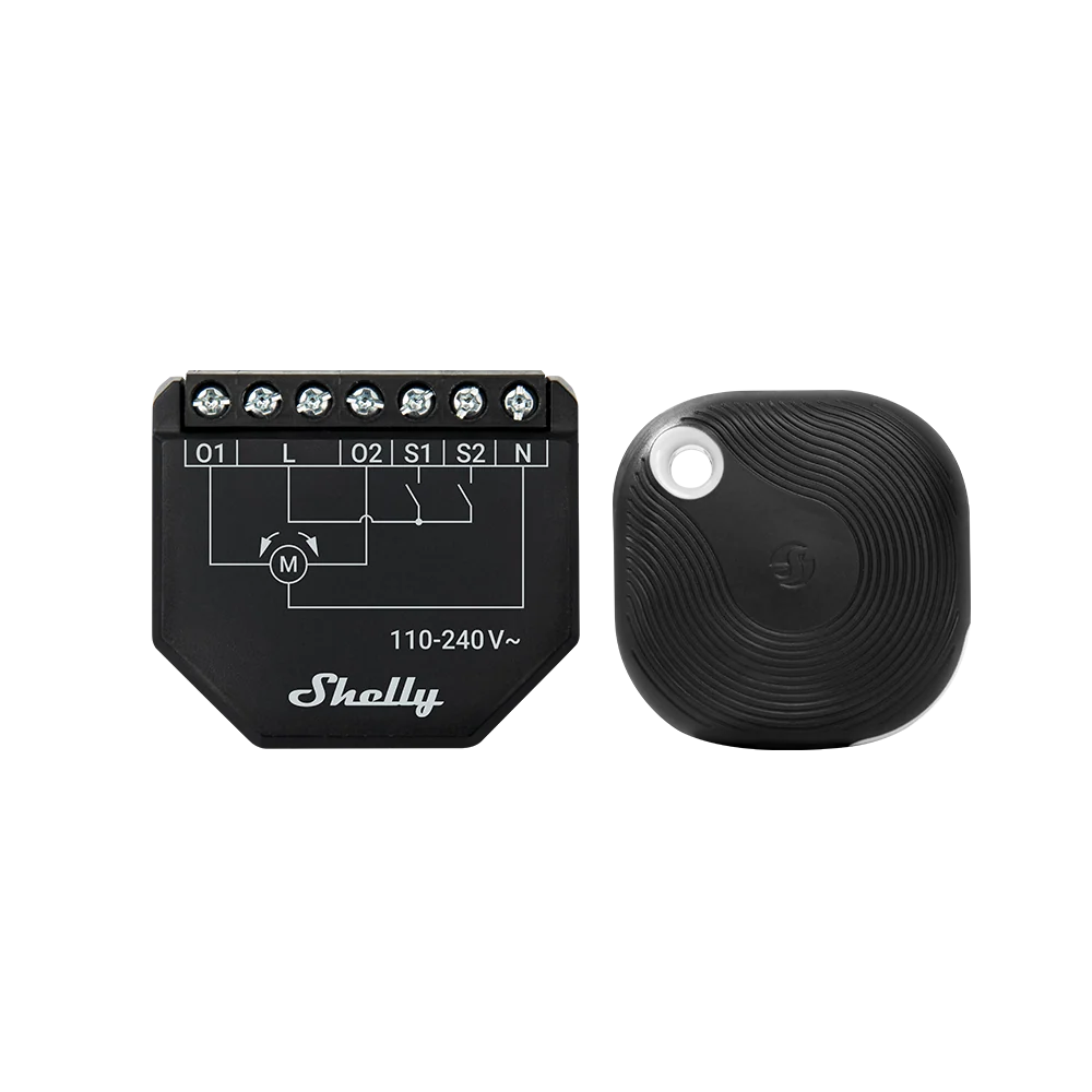 Shelly Shutter + BLU Button Tough 1 - Kit Smart per Tapparelle e Persiane