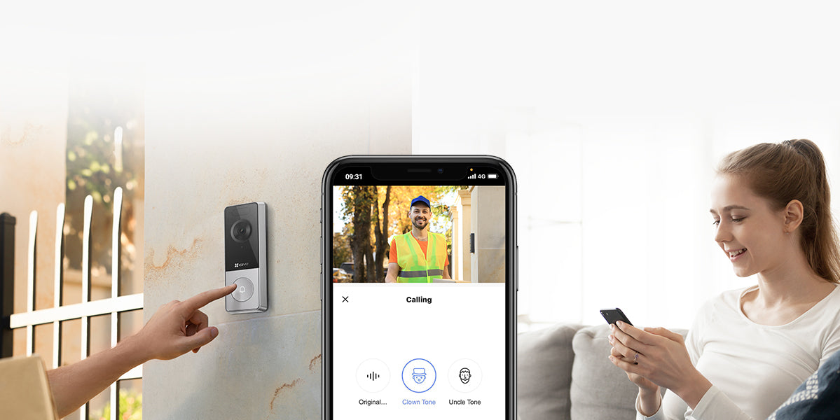 Ezviz HP8 5MP - Videocitofono smart a batteria