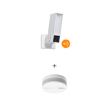 Netatmo Presence Bianca con Sirena + Sensore Fumo Smart in Omaggio