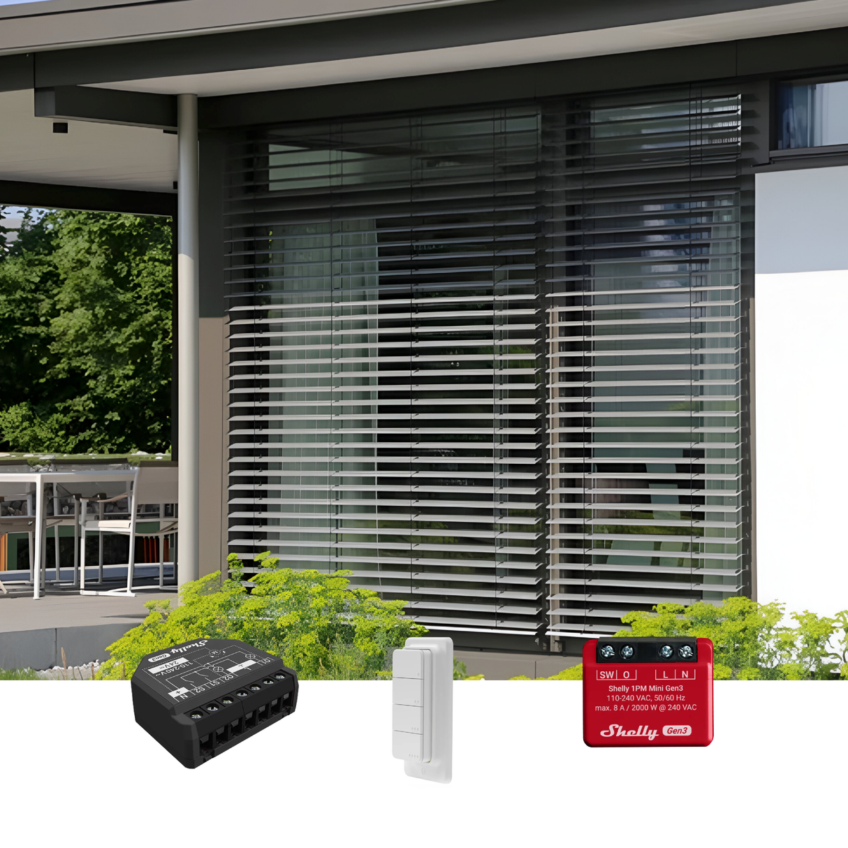 Shelly Kit Tapparelle Smart – Soluzione Completa per il Controllo delle Tapparelle Elettriche