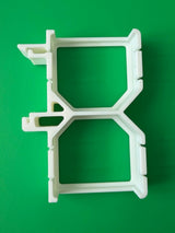 SOIXX Supporto DIN per 2 Shelly Wave, Plus, Gen3, Gen4, 90°