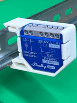 SOIXX Supporto DIN per Shelly Wave, Plus, Gen3, Gen4, 90°