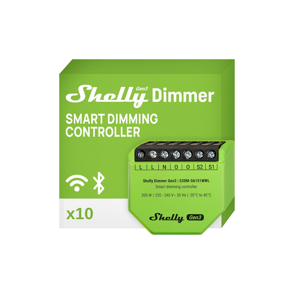 Shelly Dimmer Gen3 - Pack da 10